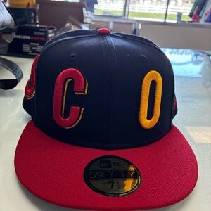 Men's New Era Black San Francisco Giants Team Confetti 59FIFTY Fitted Hat New